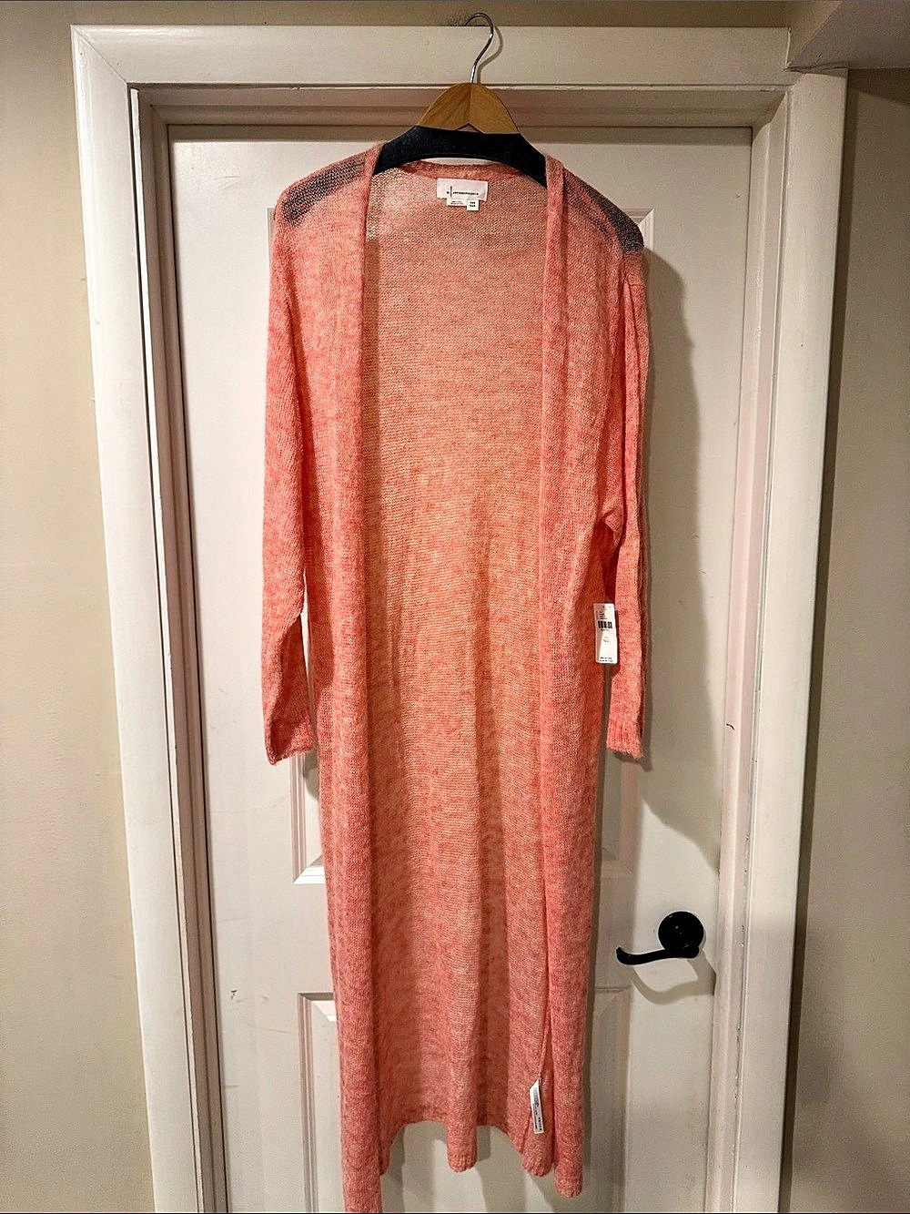 Anthropologie Lightweight Open Cardigan Long Open Front
